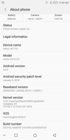 Review Infinix Hot S3: Smartphone Terjangkau dengan Kamera Selfie 20 Megapixel dan Baterai 4000 mAh 29 Infinix Hot S3 UI 3
