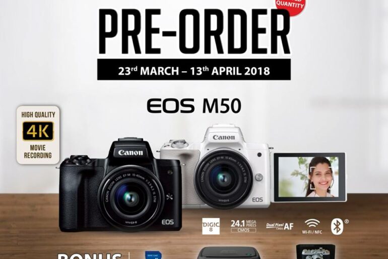 pre order canon EOS M50 1