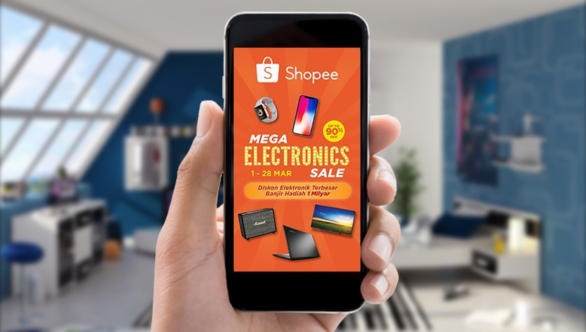 Shopee Gelar Mega Electronics Sale, Promo Elektronik Terbesar Dengan