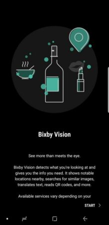 Galaxy S9 Bixby Vision