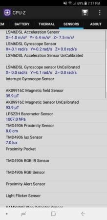 Galaxy S9 CPU Z 1