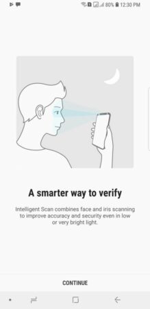 Galaxy S9 Intelligent Scan 1