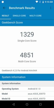 Review Asus ZenFone Max Pro (M1): Smartphone Snapdragon 636 Termurah dengan Baterai 5000 mAh 46 Asus Zenfone Max Pro M1 Geekbench 4