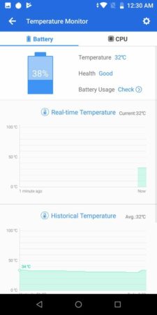 Review Asus ZenFone Max Pro (M1): Smartphone Snapdragon 636 Termurah dengan Baterai 5000 mAh 41 Asus Zenfone Max Pro M1 suhu