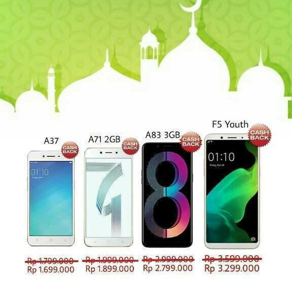 Oppo Gelar Promo Ramadhan Special dengan Cashback Ratusan Ribu Rupiah 19 Promo Oppo Lebaran 2018