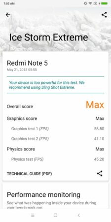 Redmi Note 5 3D Mark 1