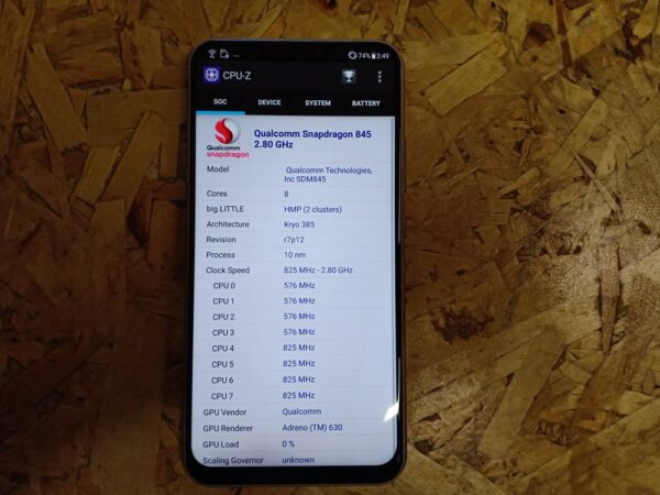 ZenFone 5Z CPU Z 2