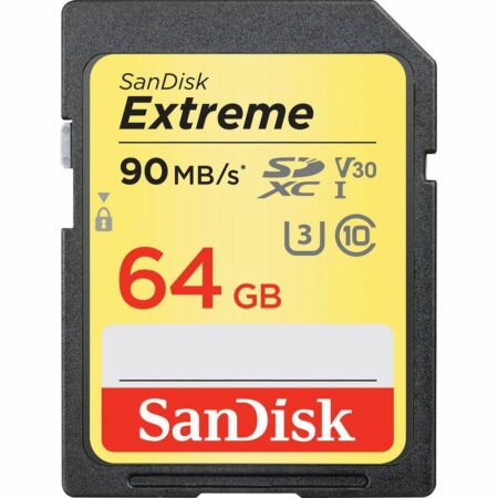 SanDisk Extreme SDHC UHS I 4K UHD2 64GB 1