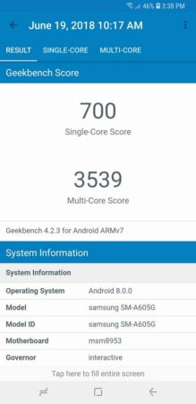 Review Samsung Galaxy A6+: Layar Memuaskan, Kamera Oke di Kelasnya 51 Galaxy A6 Geekbench