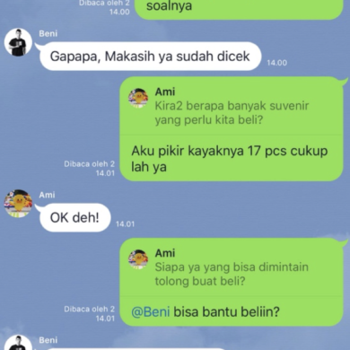 LINE REPLY 1