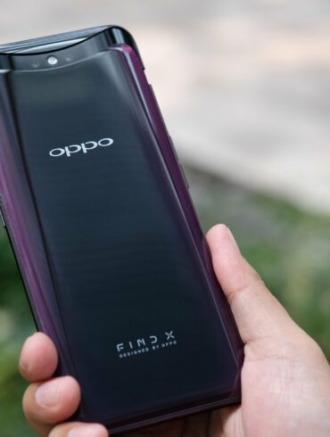 OPPO Find X belakang