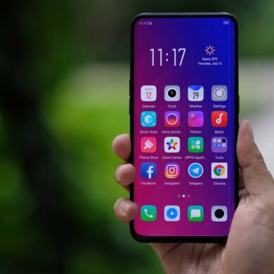 OPPO Find X layar