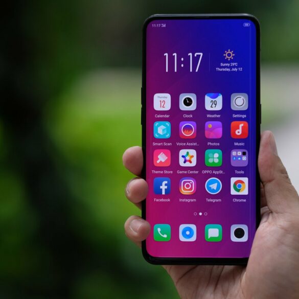 OPPO Find X layar