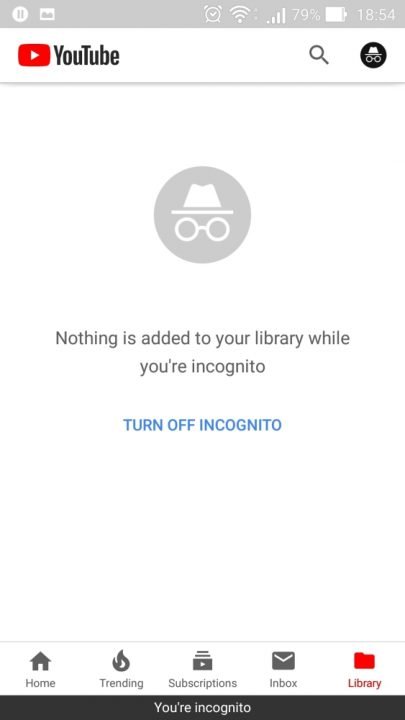 YouTube Incognito 002b