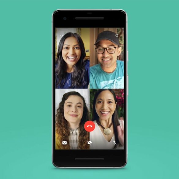 whatsapp video call grup