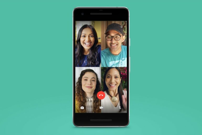 whatsapp video call grup