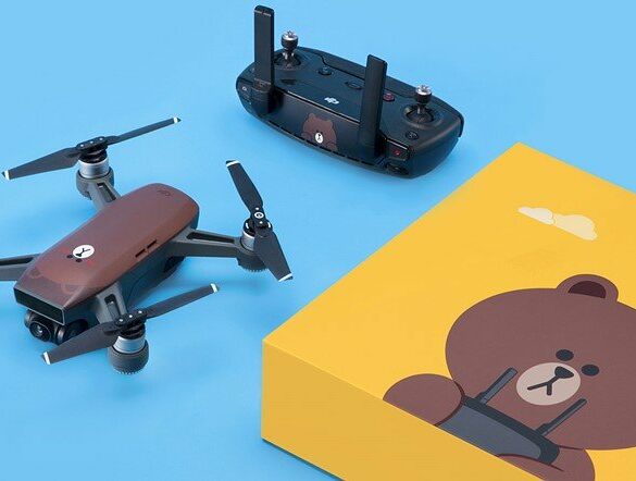 DJI Spark Kini Hadir dengan Tema Karakter Brown dari LINE Friends 52 DJI X Brown 2