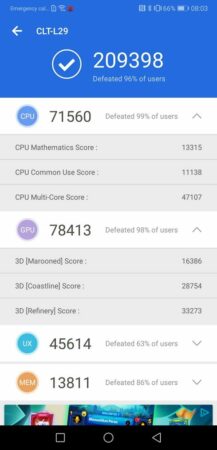 Review Huawei P20 Pro: Smartphone Flagship dengan Tiga Kamera Leica 41 Huawei P20 Pro Antutu