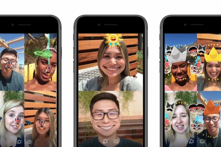 Facebook Tambahkan Fitur Game Augmented Reality Pada Video Chat Di Messenger 27 Messenger AR Games 001