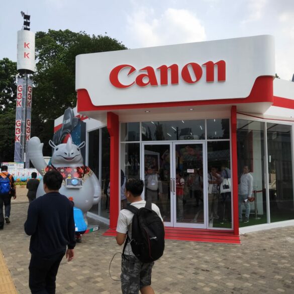 canon stand asian games 2018