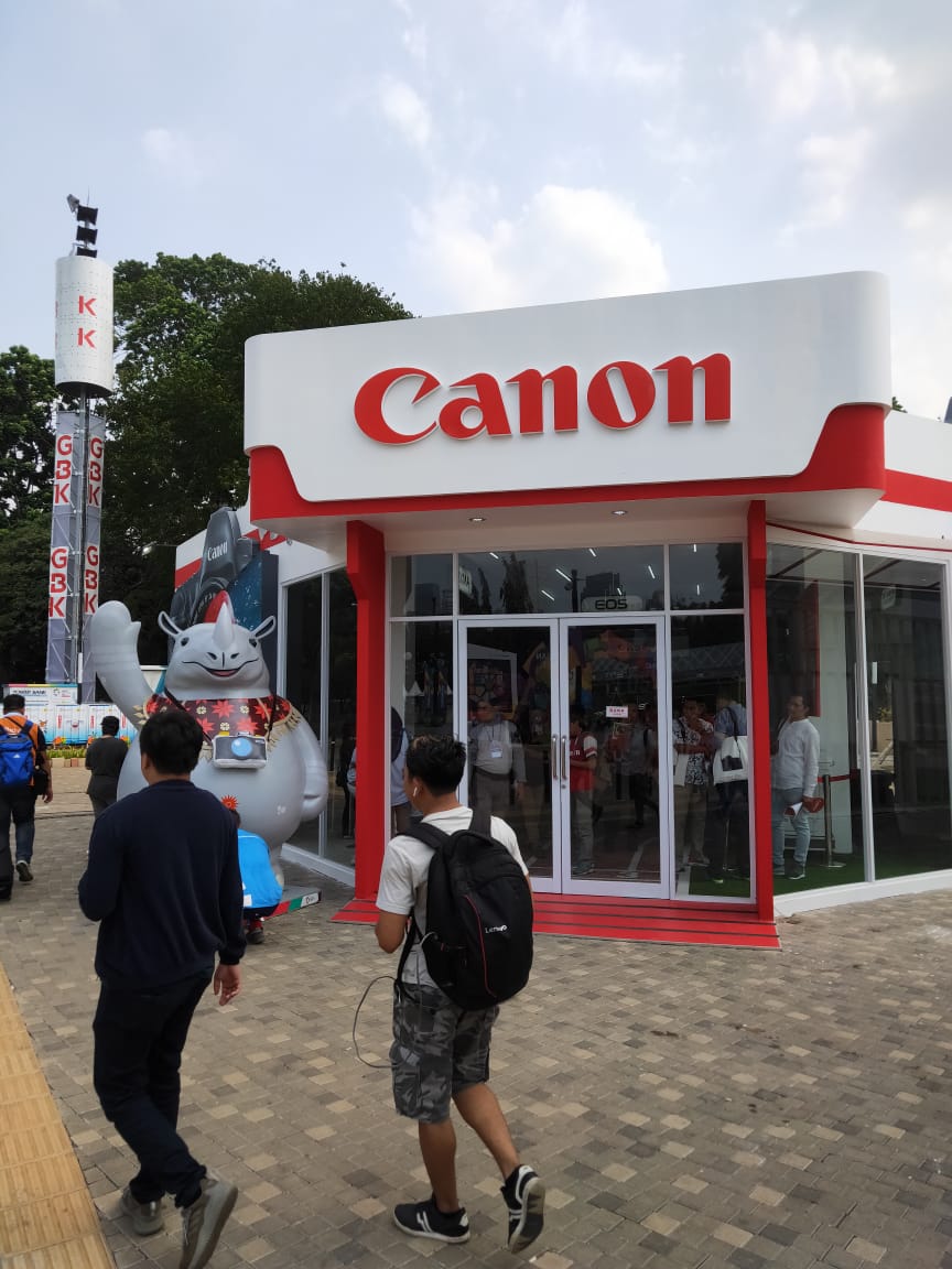 canon stand asian games 2018