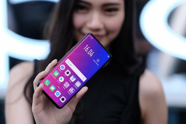 oppo find x screen