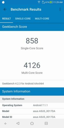 ZenFone 5Q Geekbench