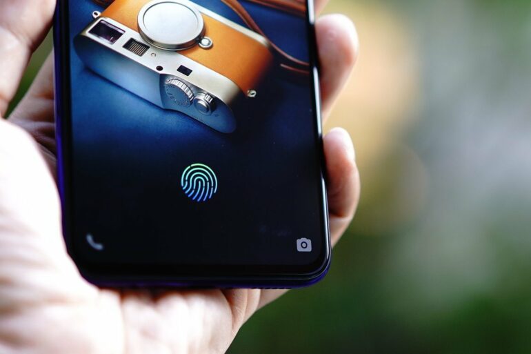 vivo v11 pro screen touch id icon