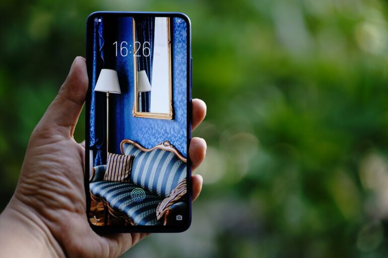 vivo v11 pro screen touch id layar