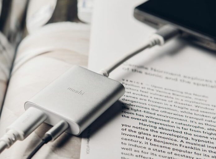 Moshi USB C Digital Audio Adapter with Charging 1 Moshi USB C Digital Audio Adapter with Charging 1