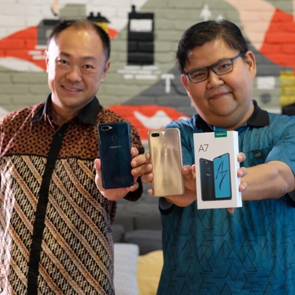 OPPO Kenalkan A7, Seri A Pertama dengan Desain Layar "Waterdrop" dalam Warna Memikat 23 OPPO A7 launch