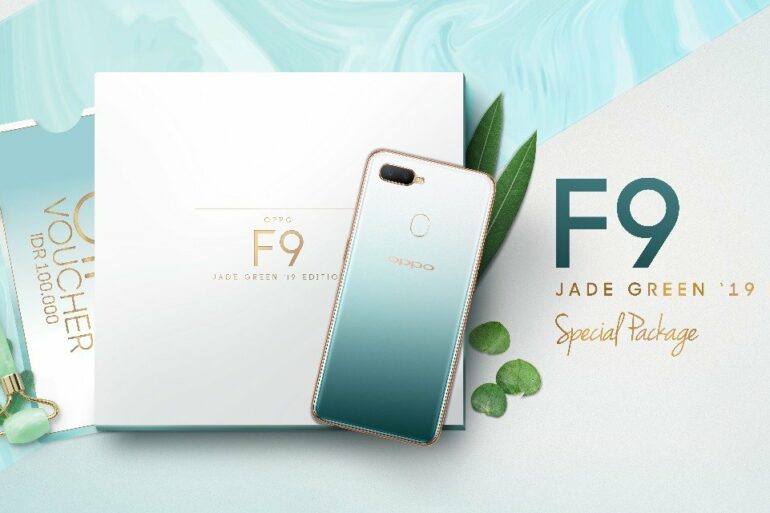 OPPO F9 Jade Green Special 2018