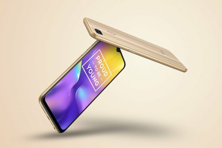 Realme U1 fiery gold