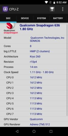 Review Asus ZenFone Max Pro M1 6 GB: RAM Lebih Lega, Kamera Lebih Menarik 22 ZenFone Max Pro M1 6 GB CPU Z 1