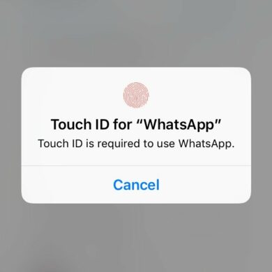 whatsapp touch ID 1
