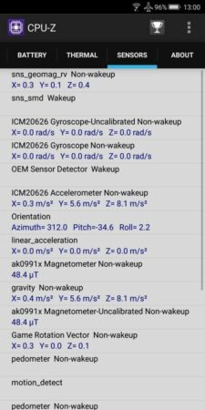 Asus ROG Phone CPU Z 1