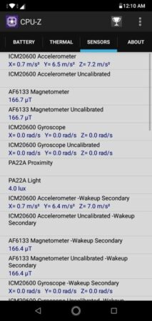 Asus ZenFone Max M2 CPU Z 1