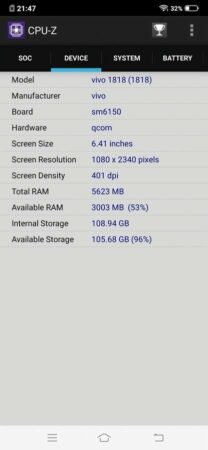 Review Vivo V15 Pro: Performa Kencang dengan Snapdragon 675, Kamera Didukung Night Mode 48 Vivo V15 Pro CPU Z 3