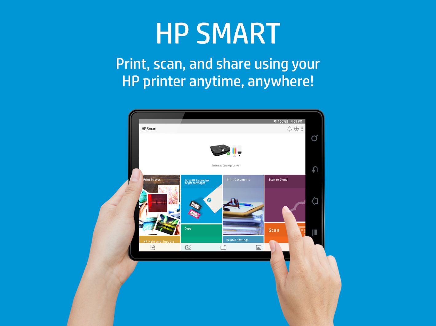 HP Smart printing app