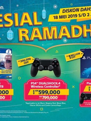Promo Spesial Ramadan Playstation 4, Tawarkan Potongan Harga hingga 1 juta Rupiah 23 Playstation Promo Ramadan