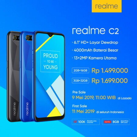 preorder realme c2 indonesia 2019