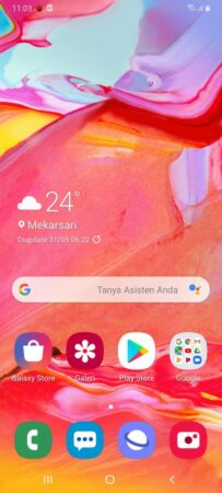Review Samsung Galaxy A70: Smartphone Layar Jumbo dengan Tiga Kamera dan Dukungan Super Fast Charging 30 Galaxy A70 OneUI 1