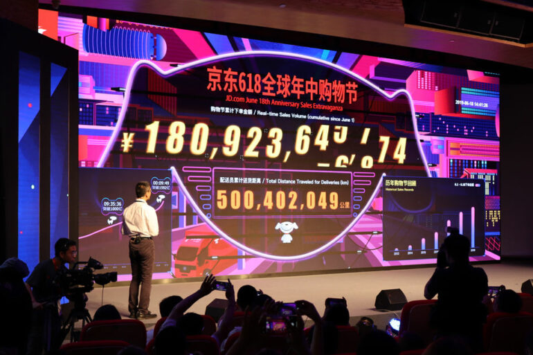 JD.com 618 achievement