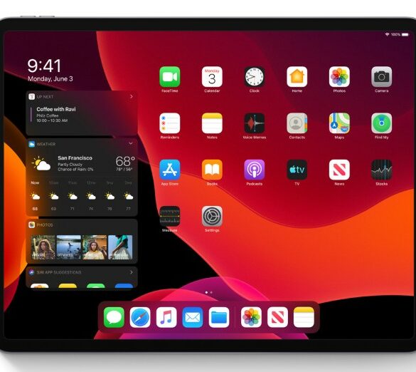 iPadOS Home Screen iPadOS Home Screen
