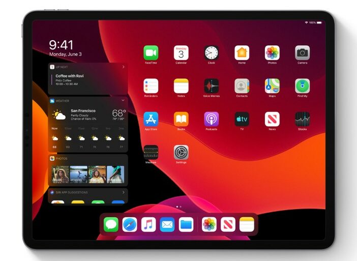 iPadOS Home Screen iPadOS Home Screen