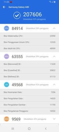 Galaxy A80 Antutu