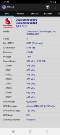 Galaxy A80 CPU Z 1