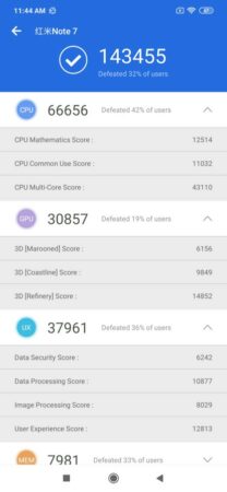 Redmi Note 7 Antutu