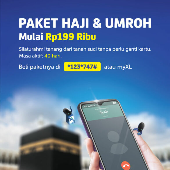 Sediakan Paket Khusus Jamaah Haji, XL Axiata Gandeng Semua Operator di Arab Saudi 22 paket xl haji umroh