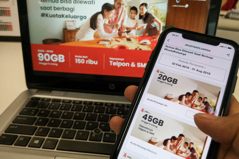 telkomsel kuota keluarga